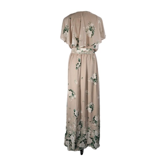 Show Me Your Mumu Audrey Maxi Dress XL Bouquet Toss Chiffon Floral Gown - Picture 3 of 12